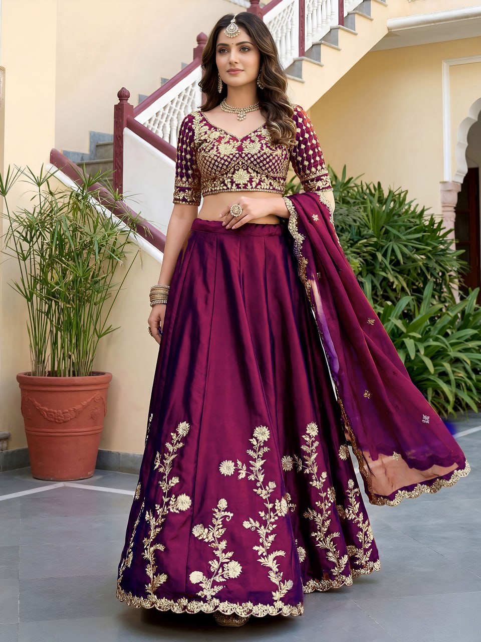 Festive Designer Rangoli Silk Lehenga Choli for Women Party Wear Indian Choli