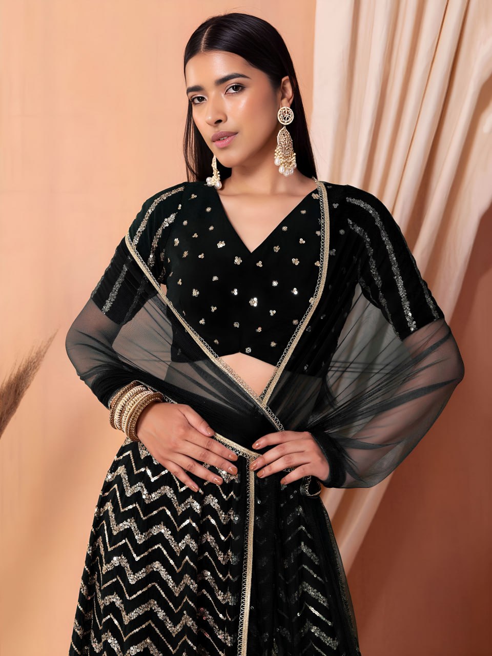 Indian Ethnic Georgette Lehenga Choli for Wedding & Festive Occasions