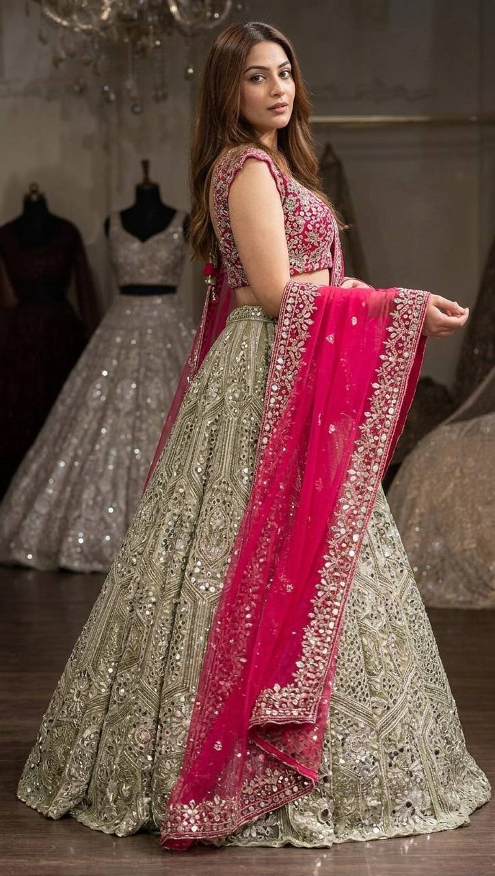 Wedding, Engagement, Reception, Sangeet, Festive Wear, Party Wear Ready to Ship Lehenga Choli