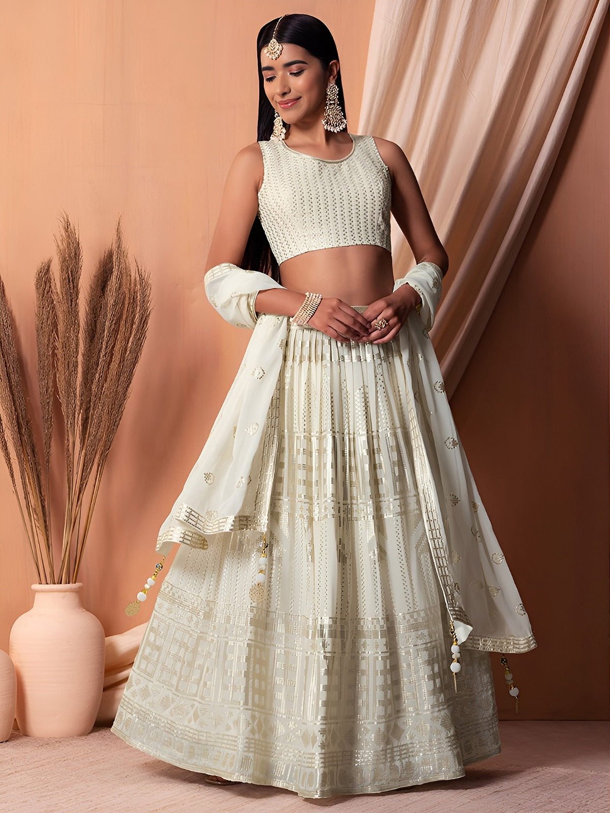 NEW ARRIVAL | Designer Georgette Lehenga Choli