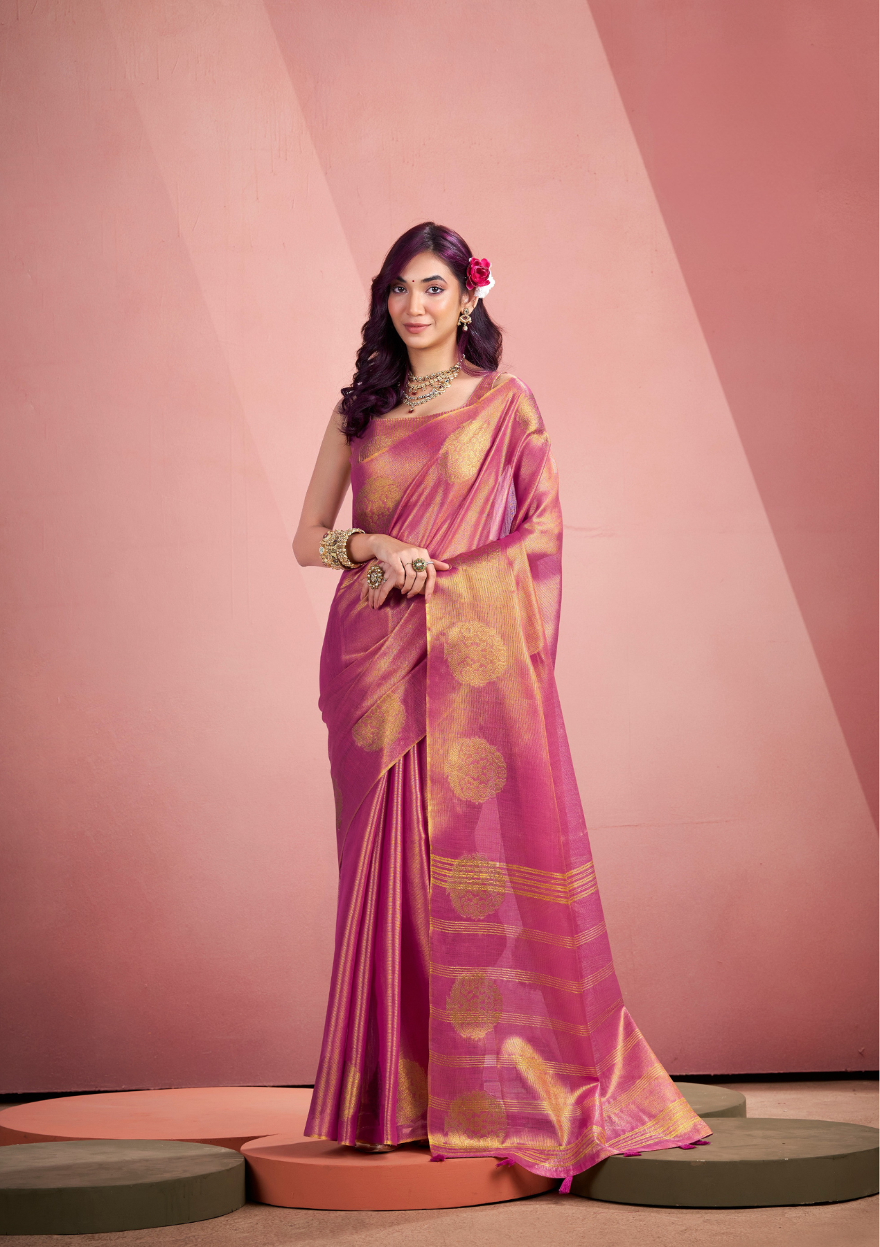 Tissue Fancy Weaving Banarasi Saree – Wedding & Party Premium Collection
