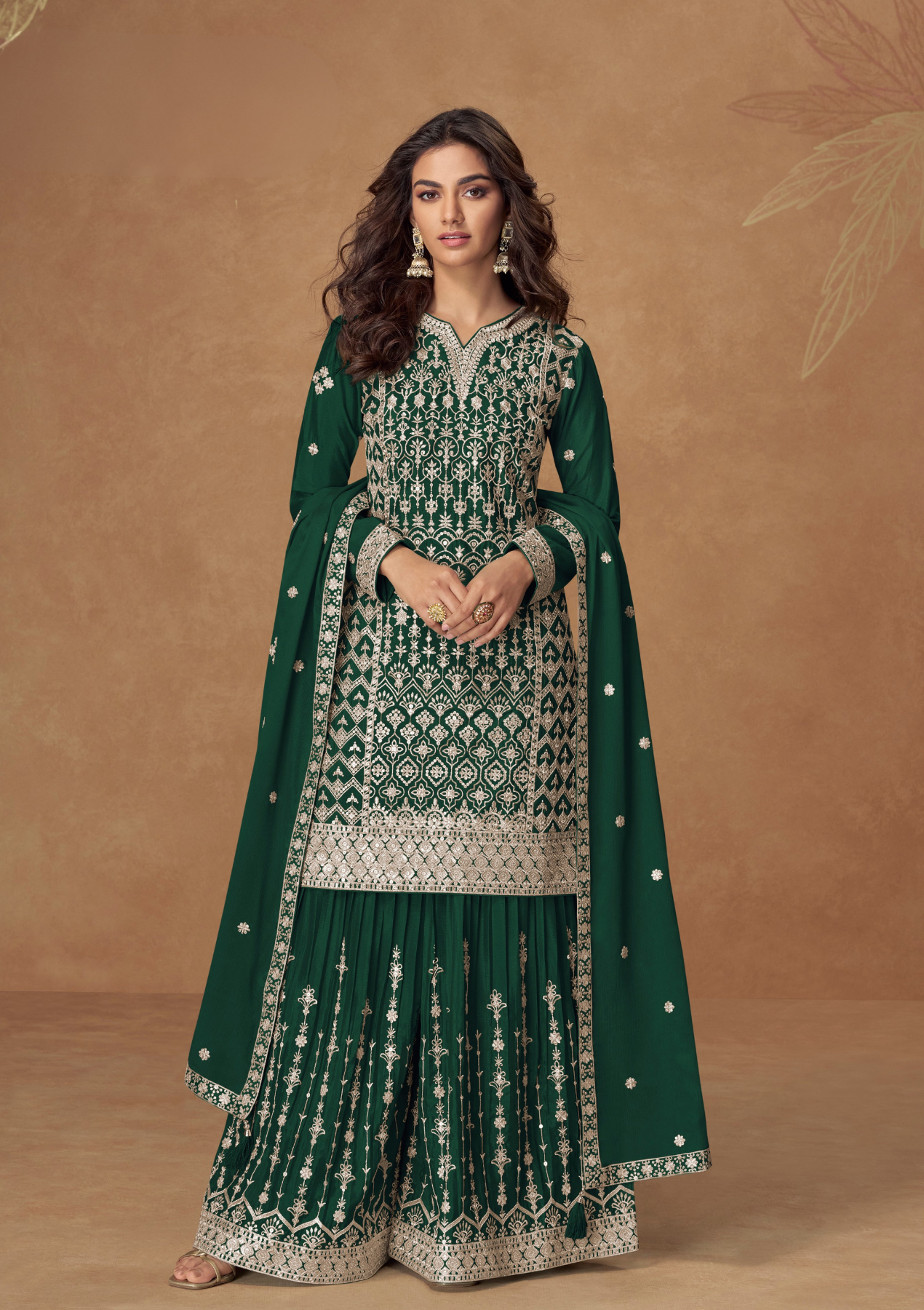 Pakiza Ready-to-Wear Premium Chinnon Silk Salwar Suit with Dupatta – New Launch