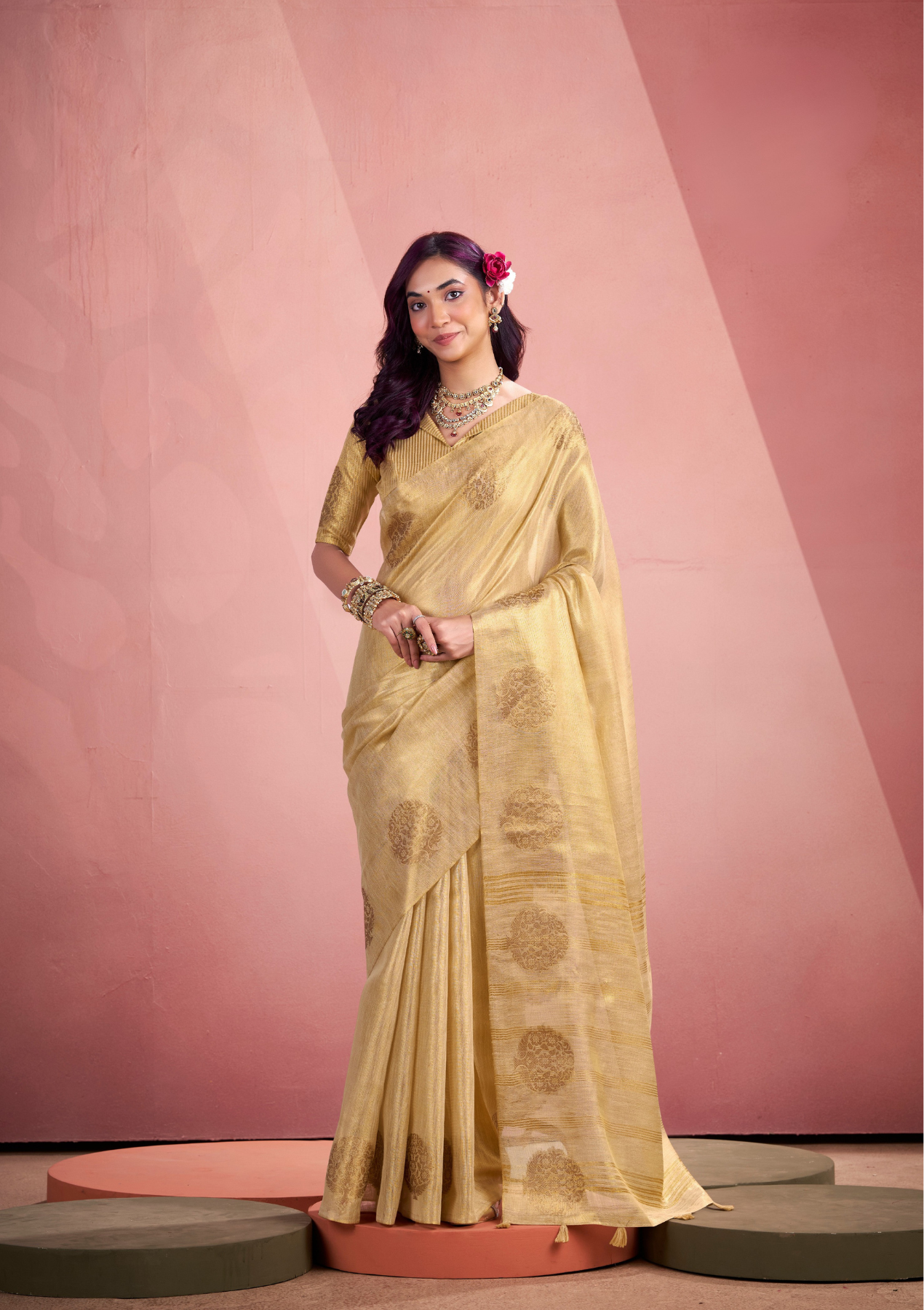 Tissue Fancy Weaving Banarasi Saree – Wedding & Party Premium Collection