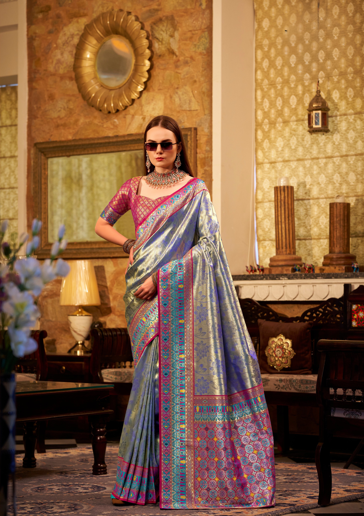 Tissue Fancy Weaving Silk Banarasi Saree – Wedding & Festival Premium Edition