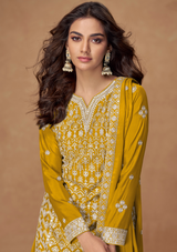 Pakiza Ready-to-Wear Premium Chinnon Silk Salwar Suit with Dupatta – New Launch
