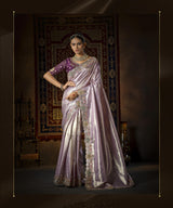 Bridal Silk with Cutwork, Hand Zarkan & Multi-Work Embroidery kanjivaram saree