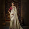 Bridal Silk with Cutwork, Hand Zarkan & Multi-Work Embroidery kanjivaram saree