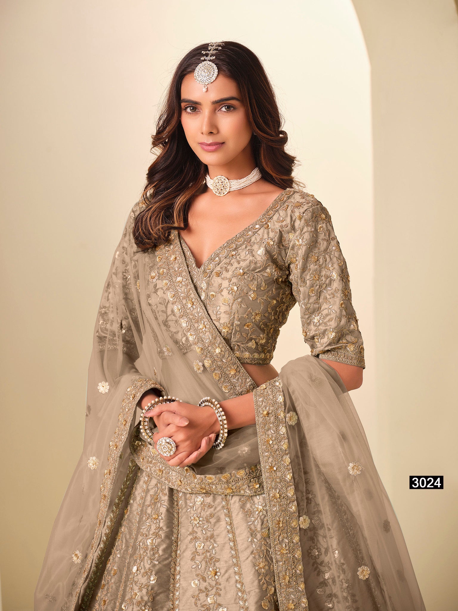 Art Silk Lehenga Choli with Net Dupatta & Can-Can – Festive Wear by Kotasilk