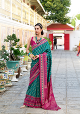 Soft Ikkat Banarasi Silk Saree – Wedding & Festival Premium Collection