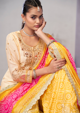 Premium Chinnon Readymade Salwar Suit with Sharara & Digital Print Dupatta – Free Size XL