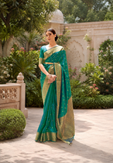 Indian Wedding Saree, Festive Ethnic Wear Handloom Designer Indian Women Sarees