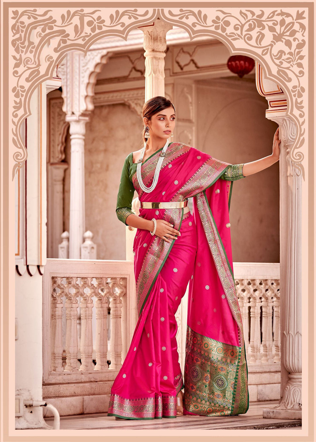 Elegant Blush Pink Soft Silk Saree: Perfect for Weddings and Parties –  KotaSilk