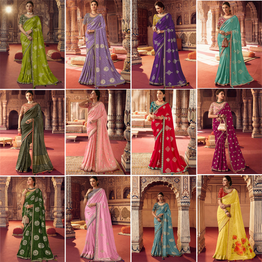 Enchanting Green Silk Saree: Perfect for Weddings and Parties
