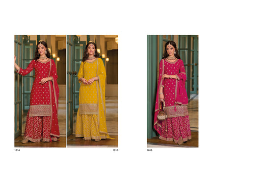 Radiant Yellow Sharara Suit: Perfect for Weddings and Parties!